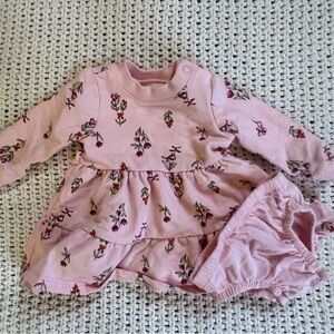 Carter's Pink Baby Girl Dress Outfit